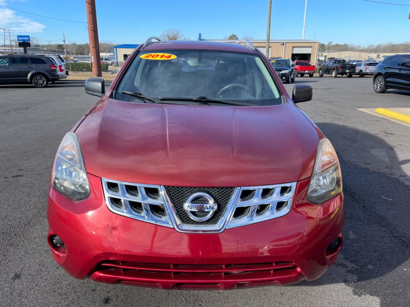 2014 Maroon Nissan Rogue Select (JN8AS5MTXEW) with an 4-Cyl, 2.5 Liter engine, Automatic, CVT transmission, located at 8008 Warden Rd, Sherwood, AR, 72120, (501) 801-6100, 34.830078, -92.186684 - Photo#2